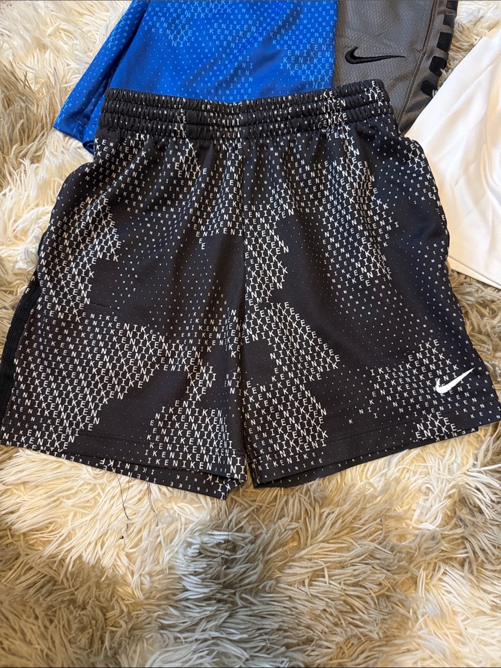 Nike 5 Pairs Kids Athletic Shorts Bundle Size Small (7) Boys Dri-Fit - Picture 6 of 14
